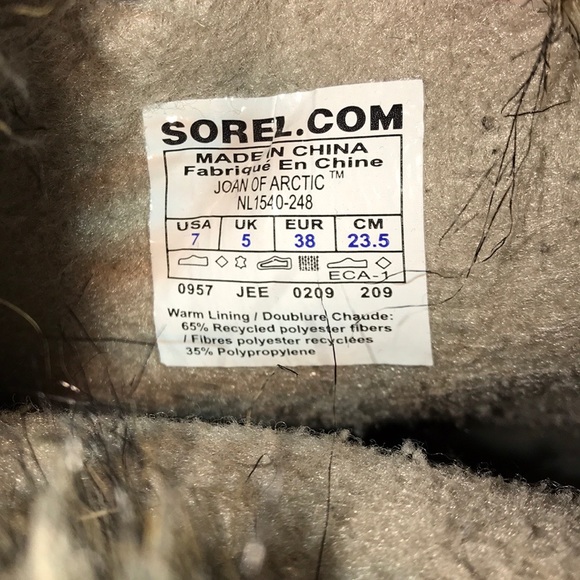 Sorel Joan Of Arctic Tan Waterproof Snow Boots - Picture 6 of 6